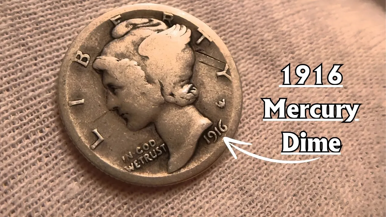 1916 Mercury Dime