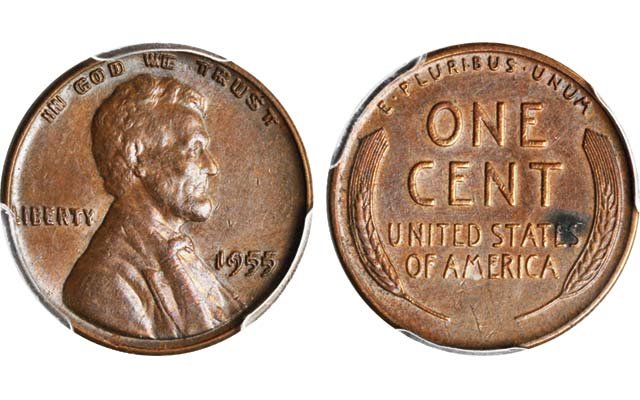 3. 1955 Doubled Die Obverse Lincoln Penny