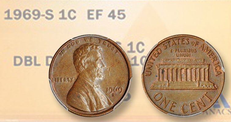 5. 1969-S Doubled Die Obverse Lincoln Penny